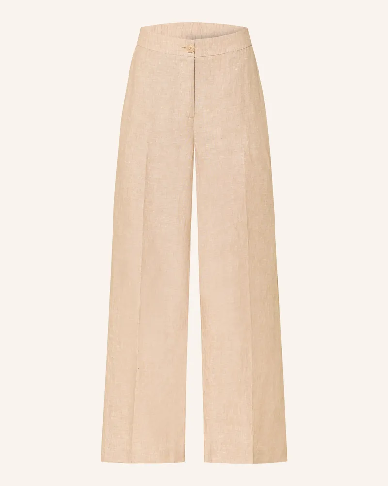 OPUS Marlenehose Maikito Light Aus Leinen beige Beige