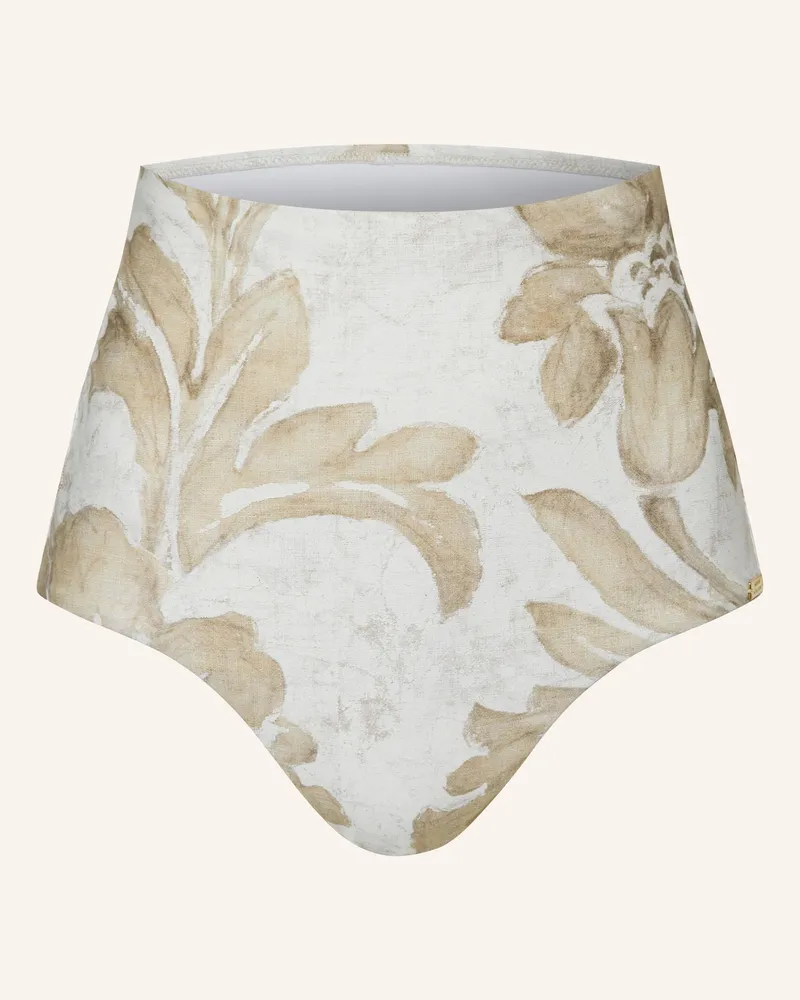 Maryan Mehlhorn High-Waist-Bikini-Hose ORNATION Creme