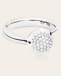 TAMARA COMOLLI Ring RING BOUTON SMALL DIAMOND PAVÉ aus 18K Silber