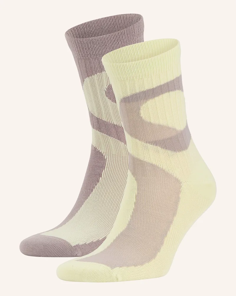 ON 2er-Pack Laufsocken LIQUID LOGO Hellgelb