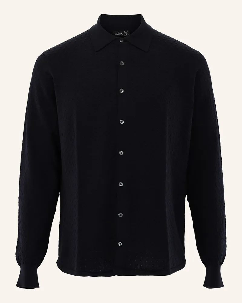 van Laack Pullover blau Dunkelblau
