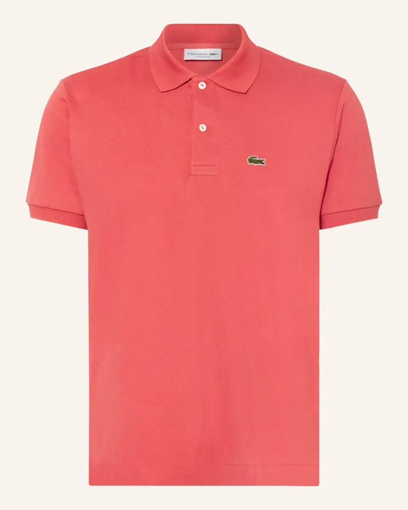 Lacoste Piqué-Poloshirt Classic Fit Rot