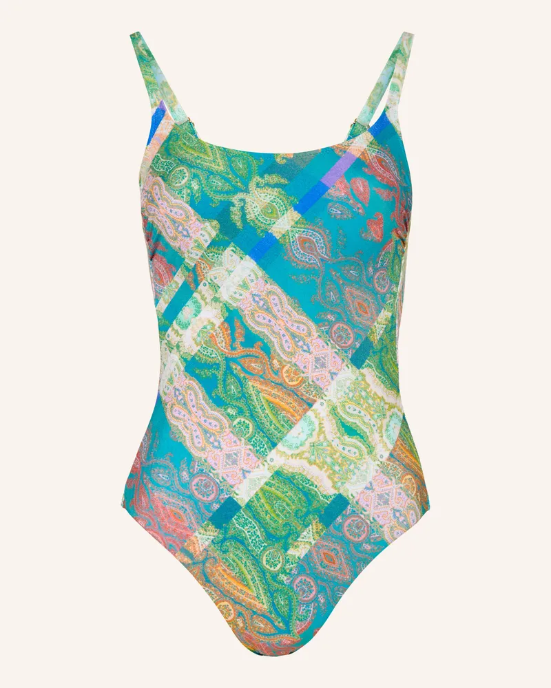 Maryan Mehlhorn Badeanzug Jacquard blau Blau
