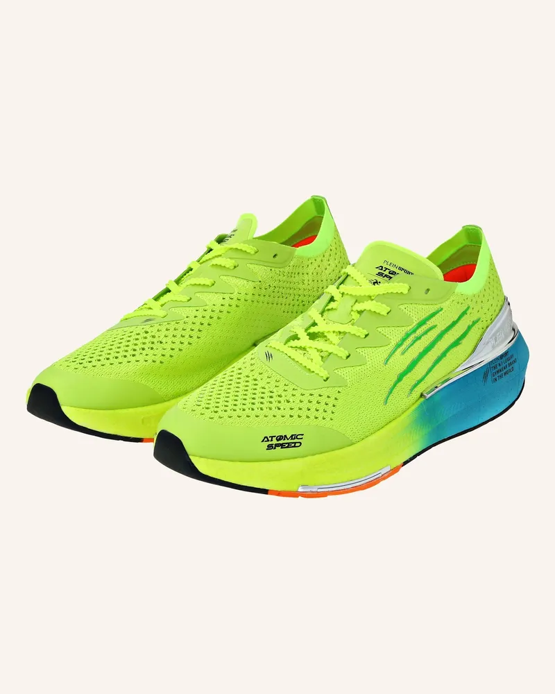 Philipp Plein Plein Sport Lo-Top Turnschuhe gruen Neongrün