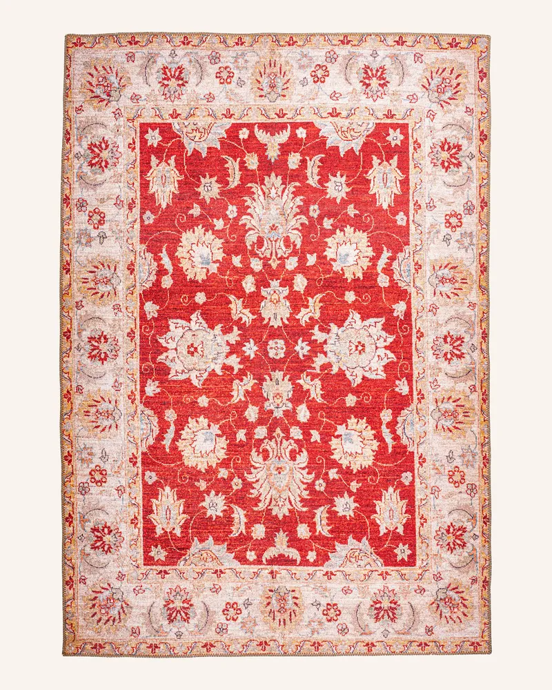 Kayoom Kurzflor Teppich FAYE 625 Rot
