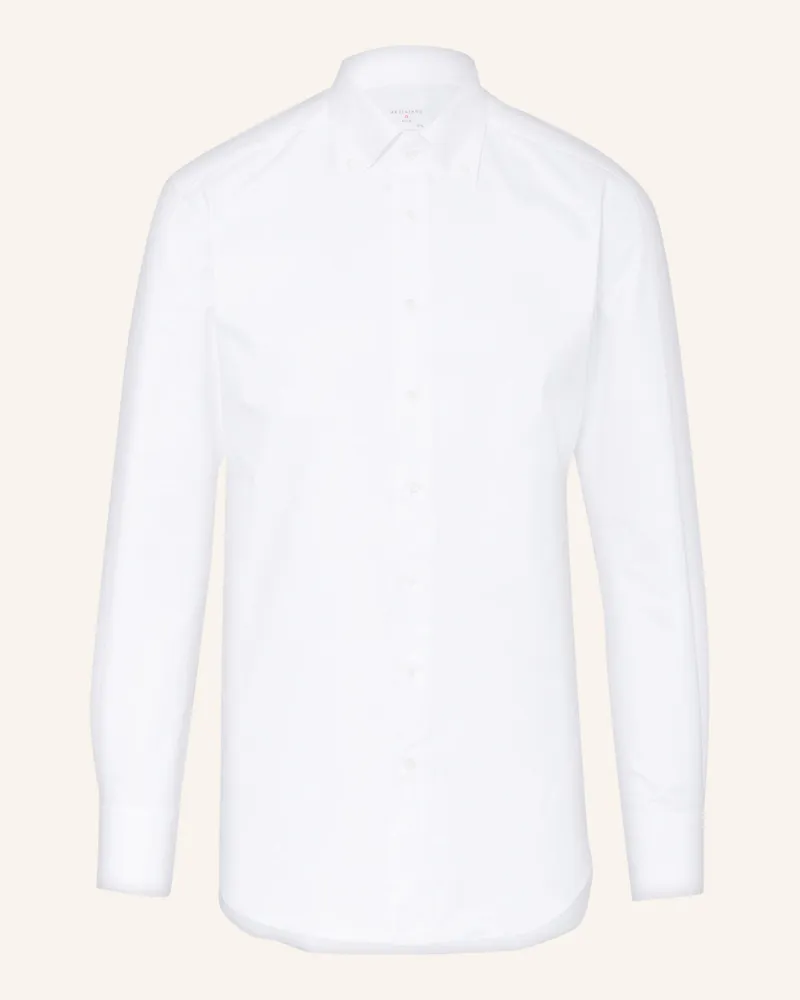 Artigiano  Piqué-Hemd Classic Fit Weiss