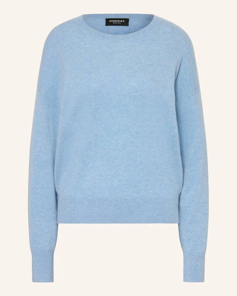 Repeat Cashmere-Pullover Hellblau