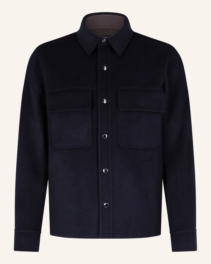 windsor. Hemdjacke blau Dunkelblau