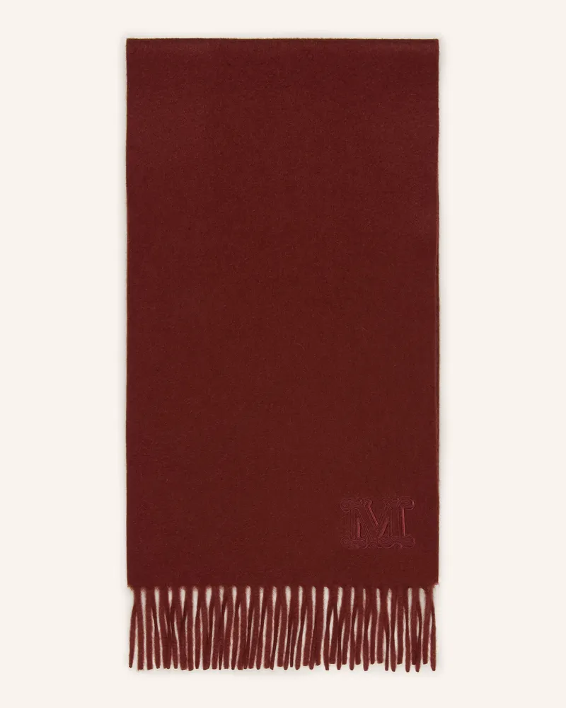 Max Mara Cashmere-Schal Alia braun Dunkelrot