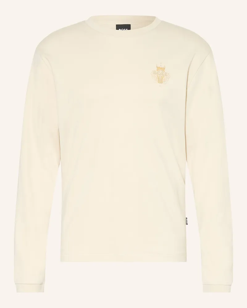 HUGO BOSS Longsleeve Creme