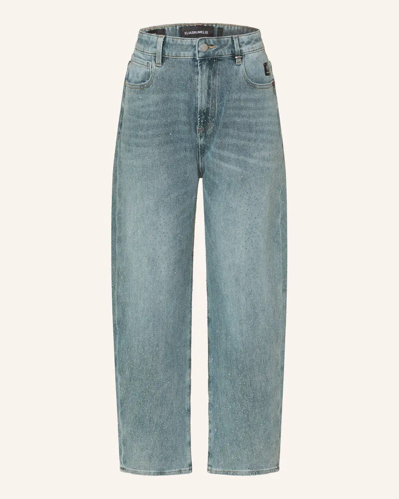 Elias Rumelis Barrel Jeans Yoana Sparkle Mit Schmucksteinen blau 1161