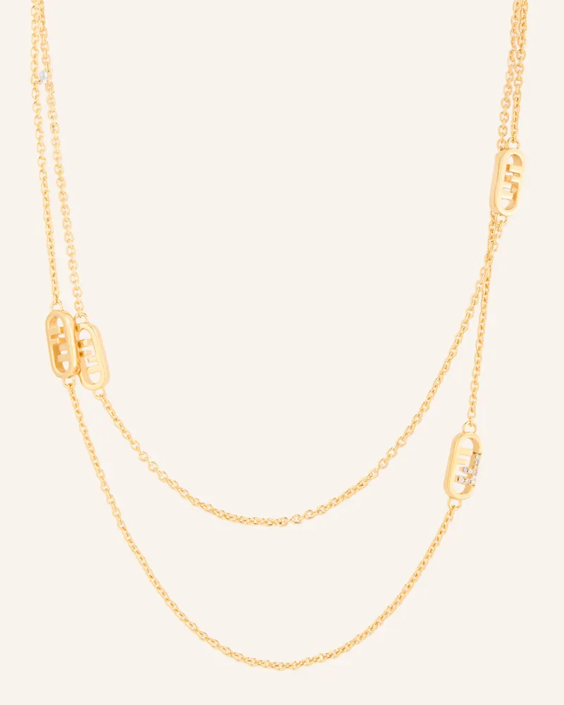 Fendi Halskette O'lock gold Gold