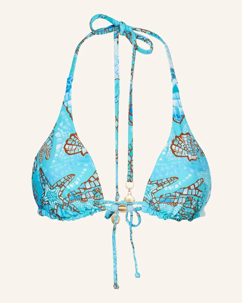 Seafolly Australia Triangel-Bikini-Top LA MER Türkis