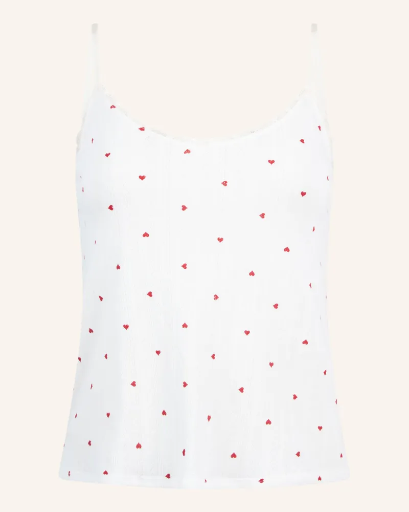 Hunkemöller Top POINTELLE Weiss