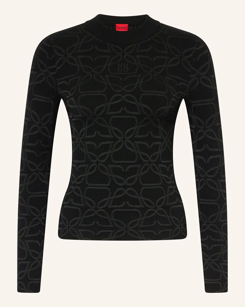 HUGO BOSS Pullover SATERO Schwarz