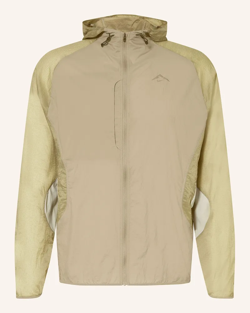 Nike Laufjacke TRAIL AIREEZ Oliv