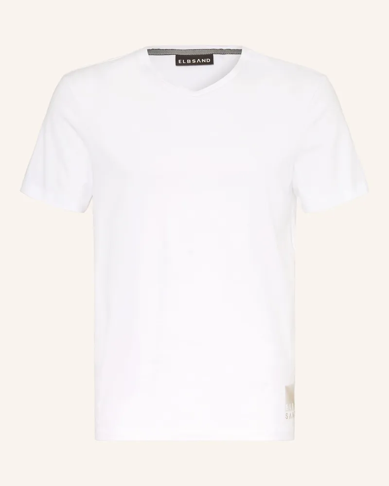 ELBSAND T-Shirt Klaas weiss Weiss