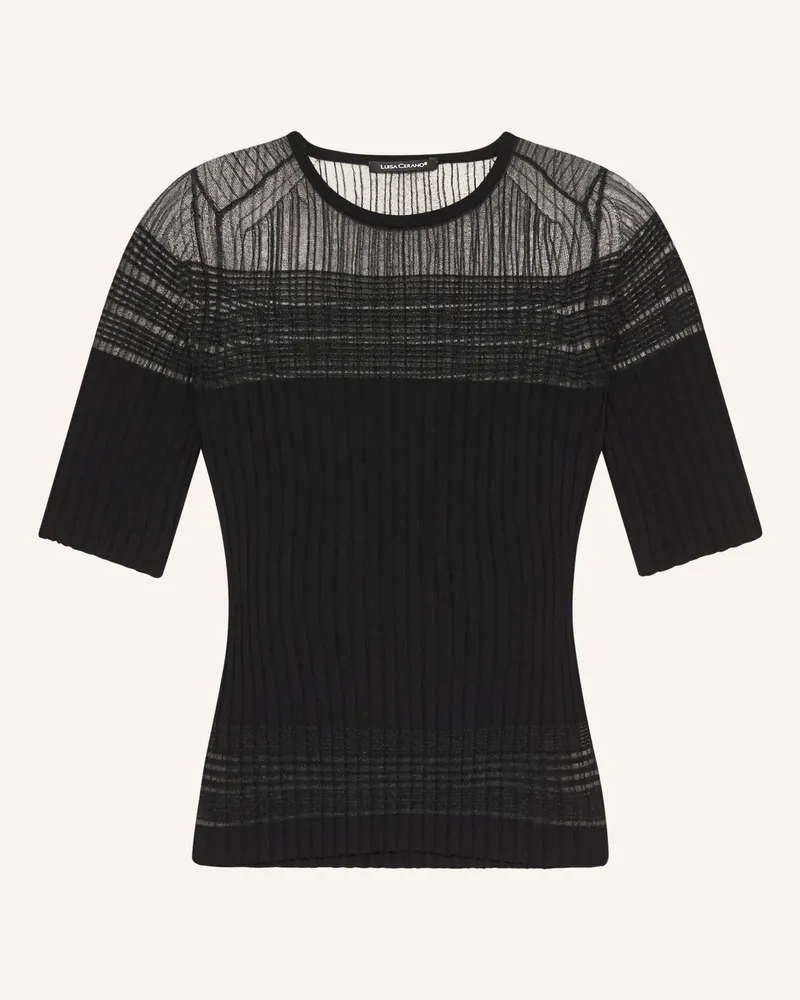 Luisa Cerano T-Shirt schwarz Schwarz
