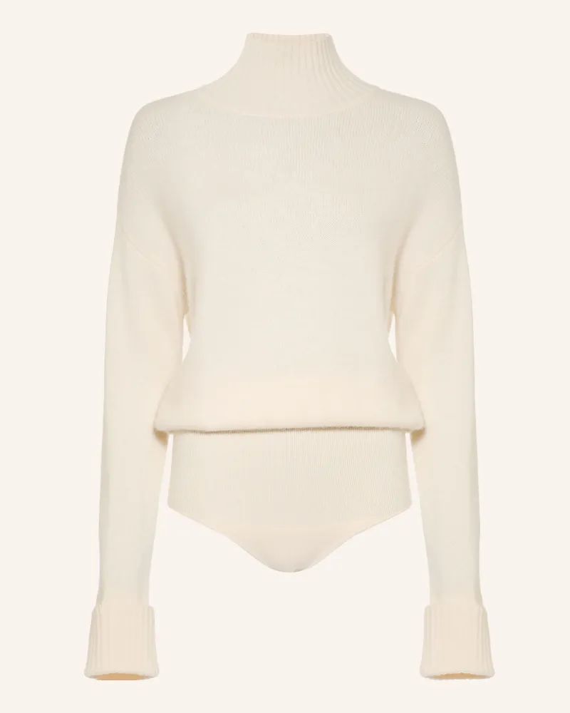 Guess Strick-Body Mit Cashmere weiss Ecru