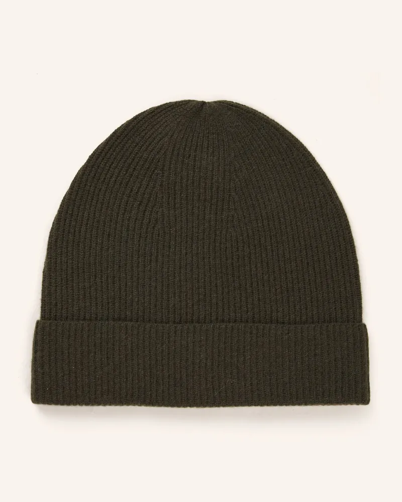 Darling Harbour Cashmere-Mütze Dunkelgrün