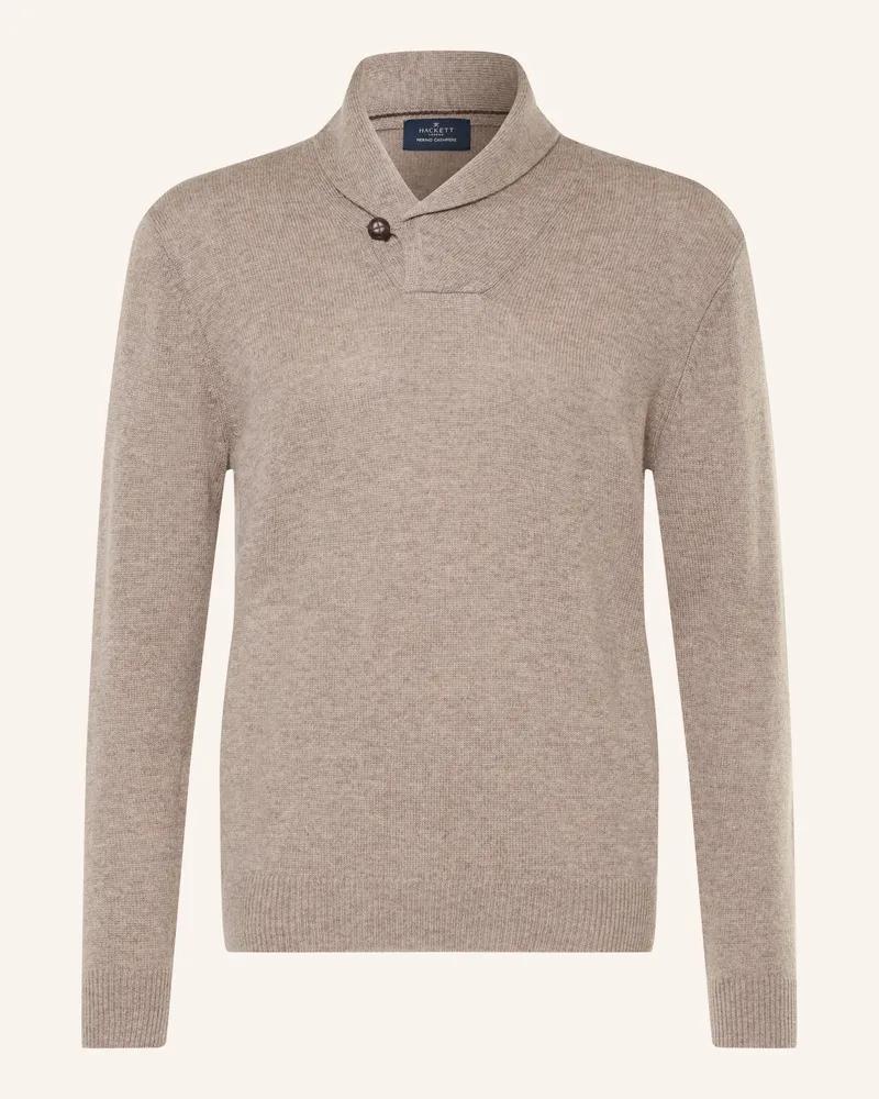 Hackett Pullover Mit Merinowolle beige Taupe