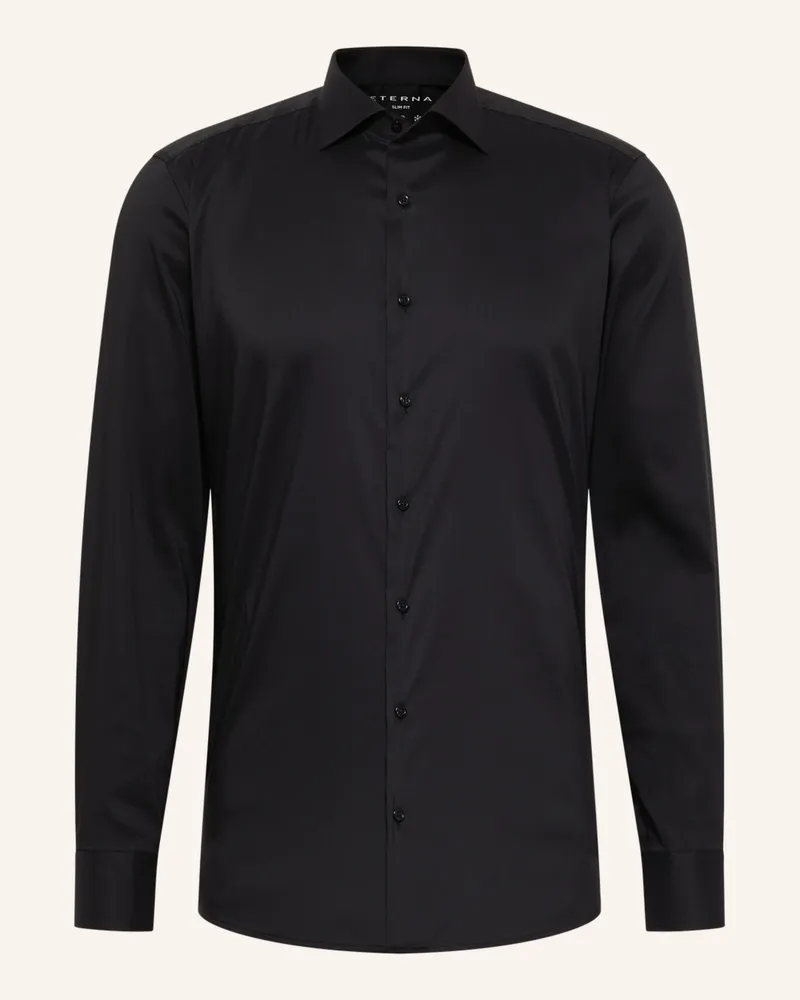 Eterna Hemd SLIM FIT Schwarz
