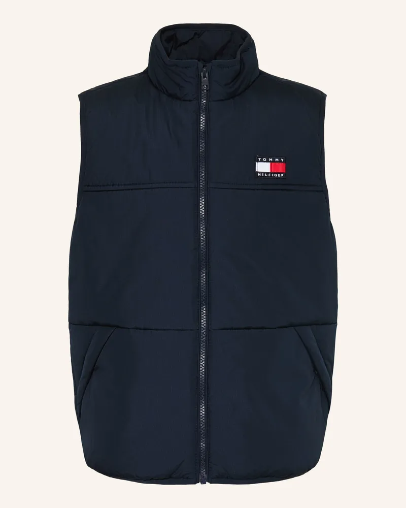 Tommy Hilfiger Steppweste blau Dunkelblau