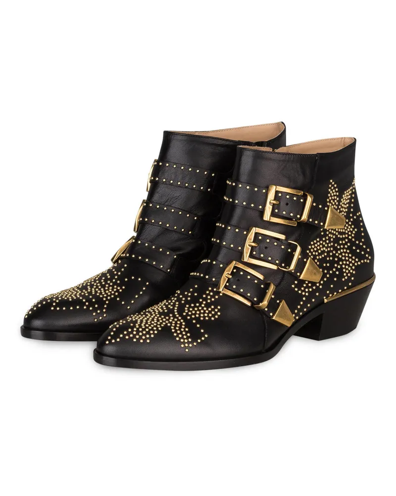 Chloé Stiefeletten Susanna Short schwarz Schwarz