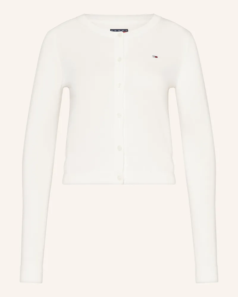 Tommy Hilfiger Strickjacke Ecru