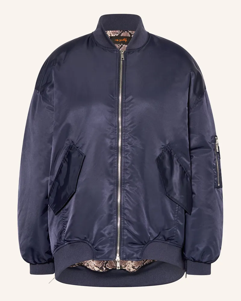 Miss Goodlife Oversized-Blouson Dunkelblau