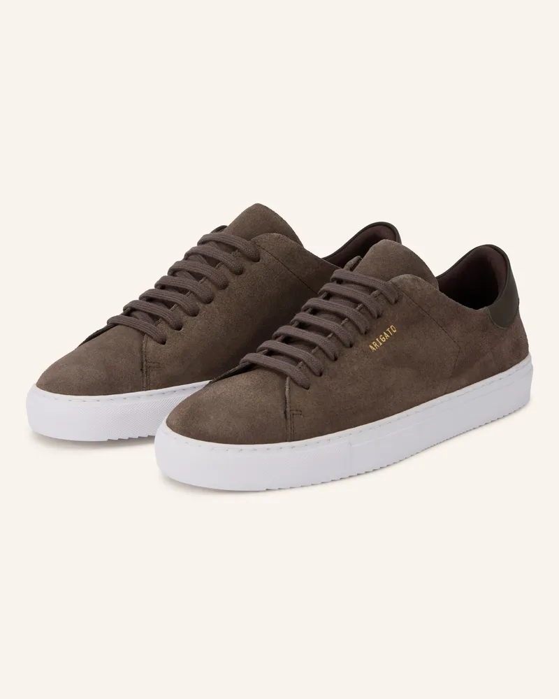 Axel Arigato Sneaker Clean 90 gruen Dunkelbraun
