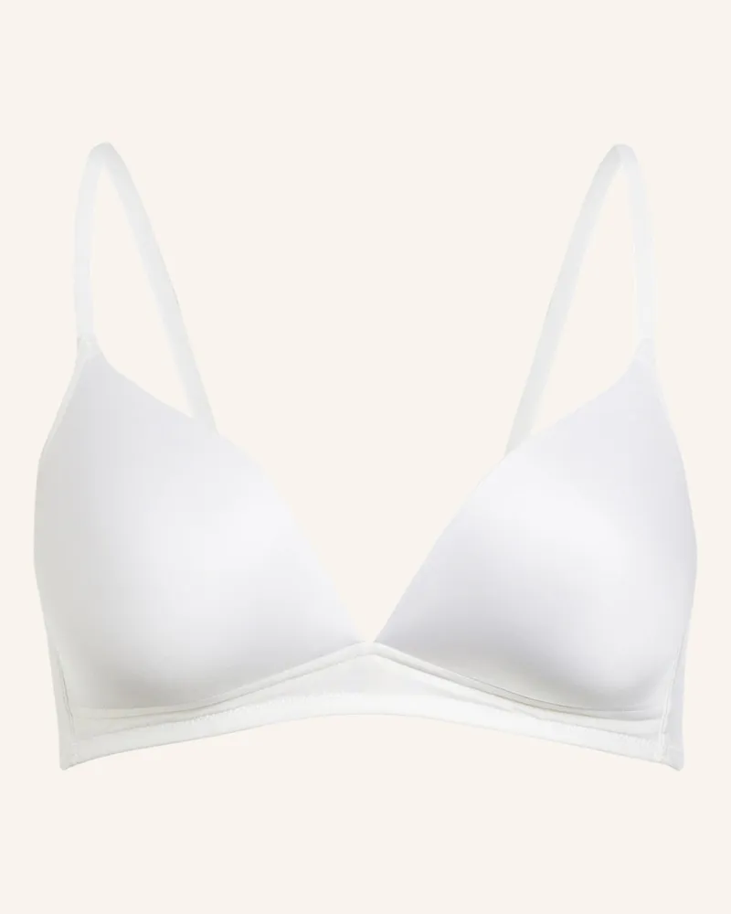 Hanro Schalen-BH SATIN DELUXE aus Satin Weiss