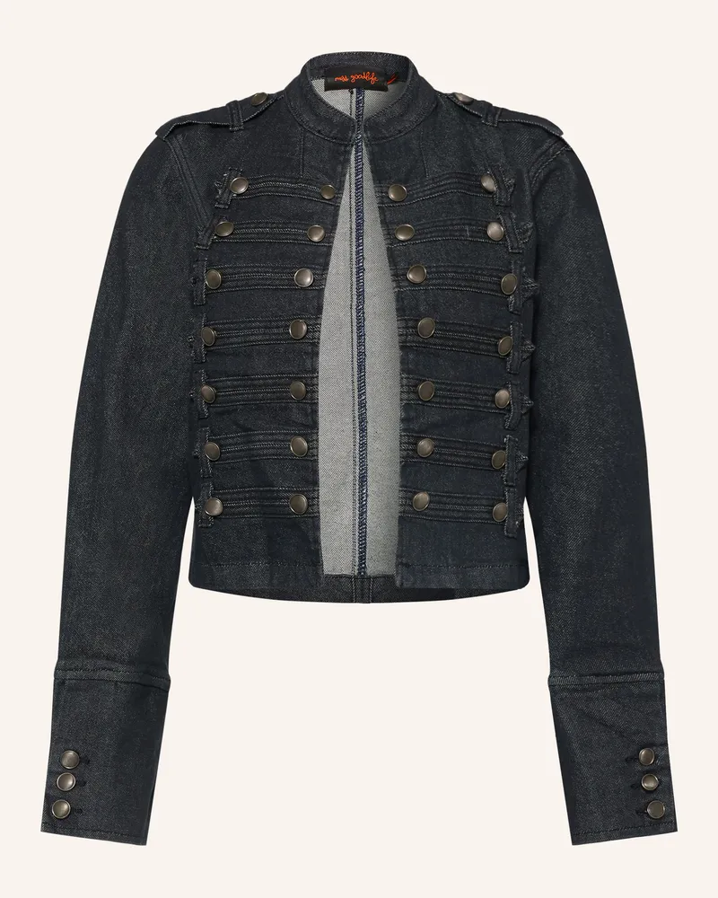 Miss Goodlife Jeansjacke Banned grau 513