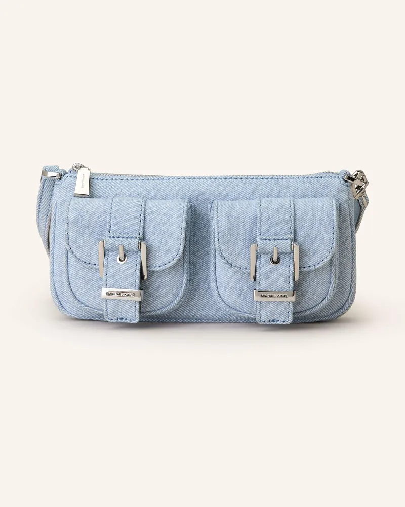 Michael Kors Schultertasche ZOE Hellblau