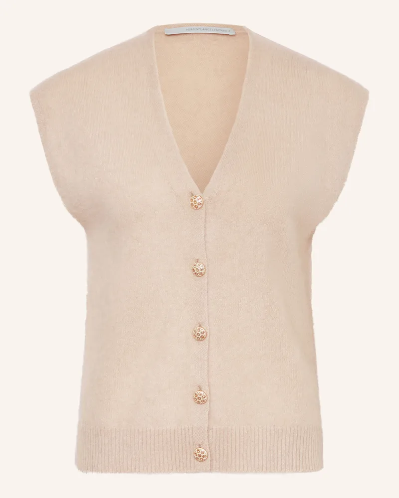 Herzen's Angelegenheit Strickjacke aus Cashmere Creme