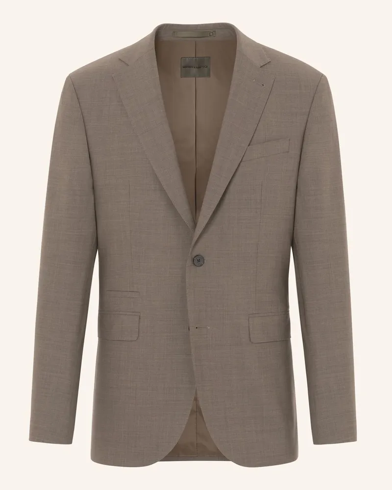Benvenuto Anzugsakko Mario Modern Fit braun Braun