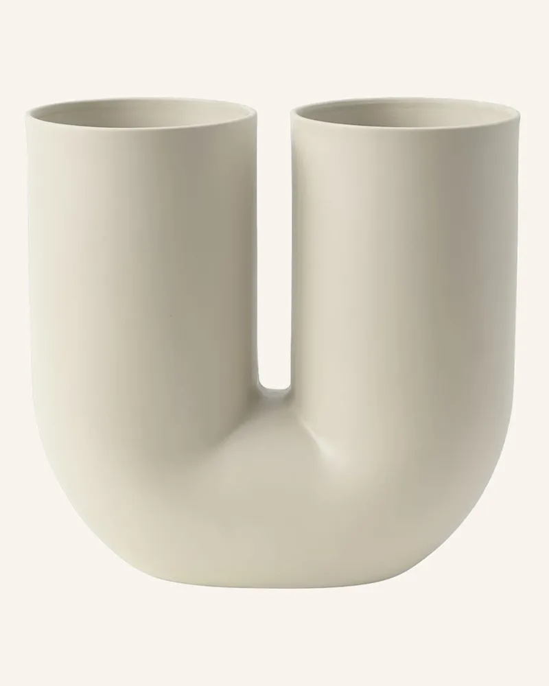 Muuto Vase Kink beige Creme