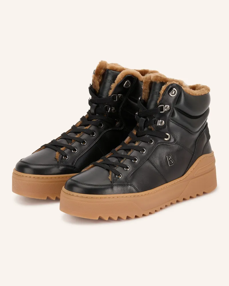 Bogner Schnürboots Bucharest schwarz Schwarz