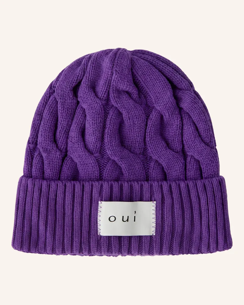 Oui  Oui Mütze lila Lila