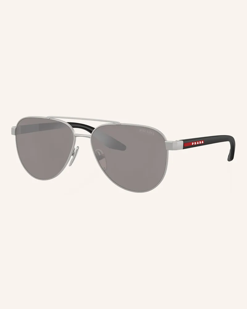 Prada Sonnenbrille Ps a52s silber 18x80i