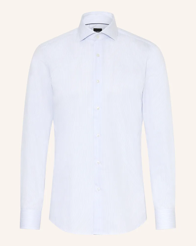 HUGO BOSS Hemd Hank Slim Fit blau Hellblau
