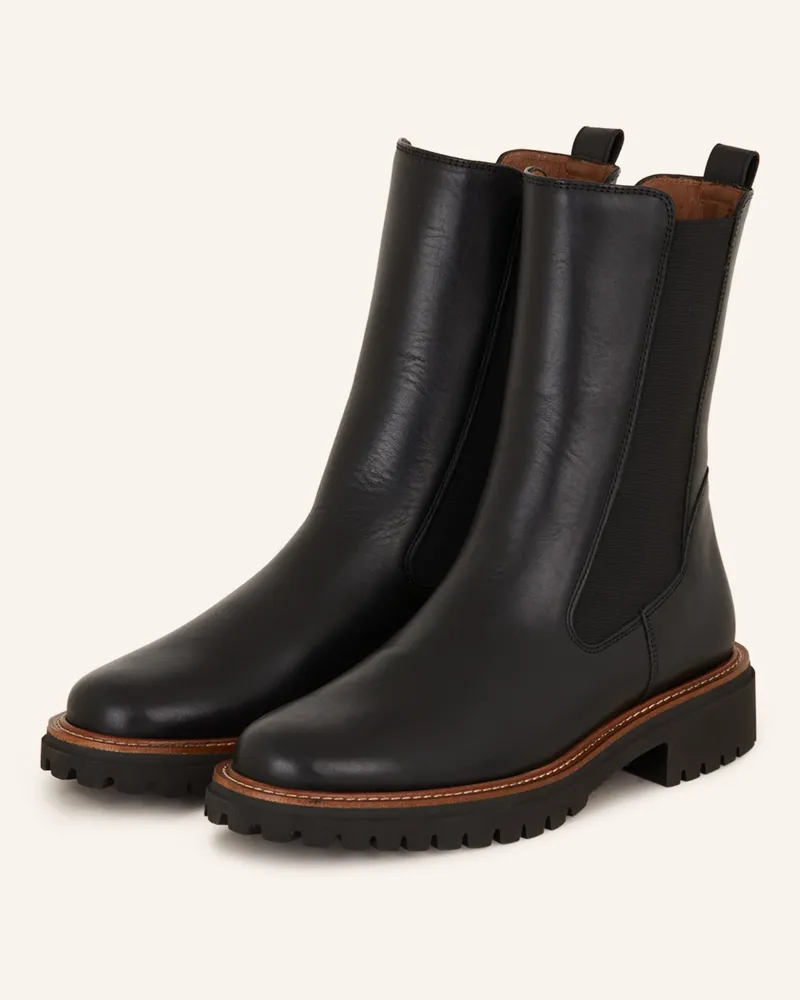paul green Chelsea-Boots Schwarz