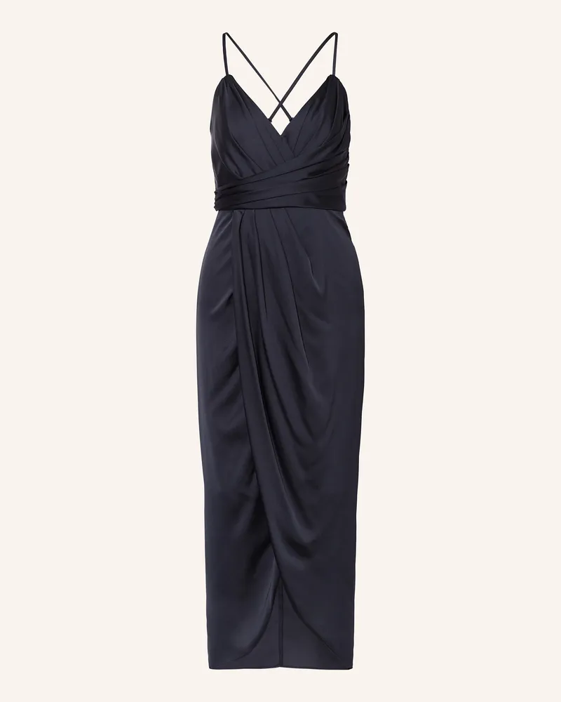 Vera Mont Cocktailkleid Aus Satin blau Dunkelblau