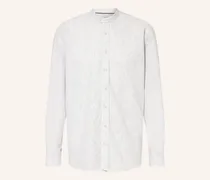 Trachtenhemd Comfort Fit Mit Stehkragen Und Leinen gruen