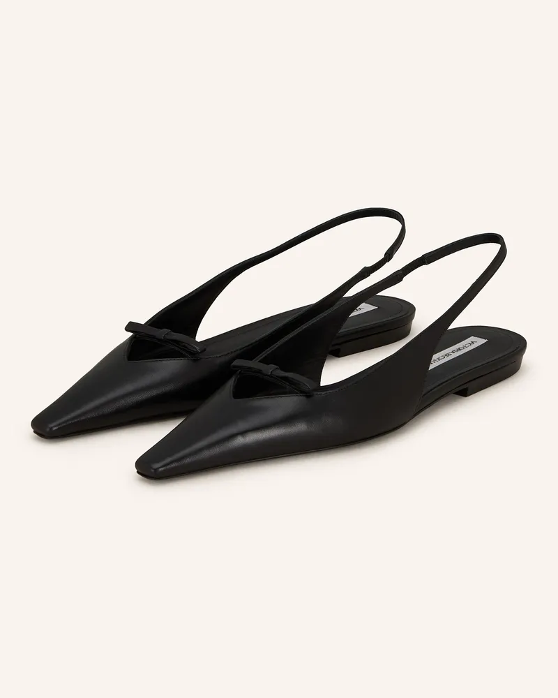 Victoria Beckham Slingballerinas Schwarz