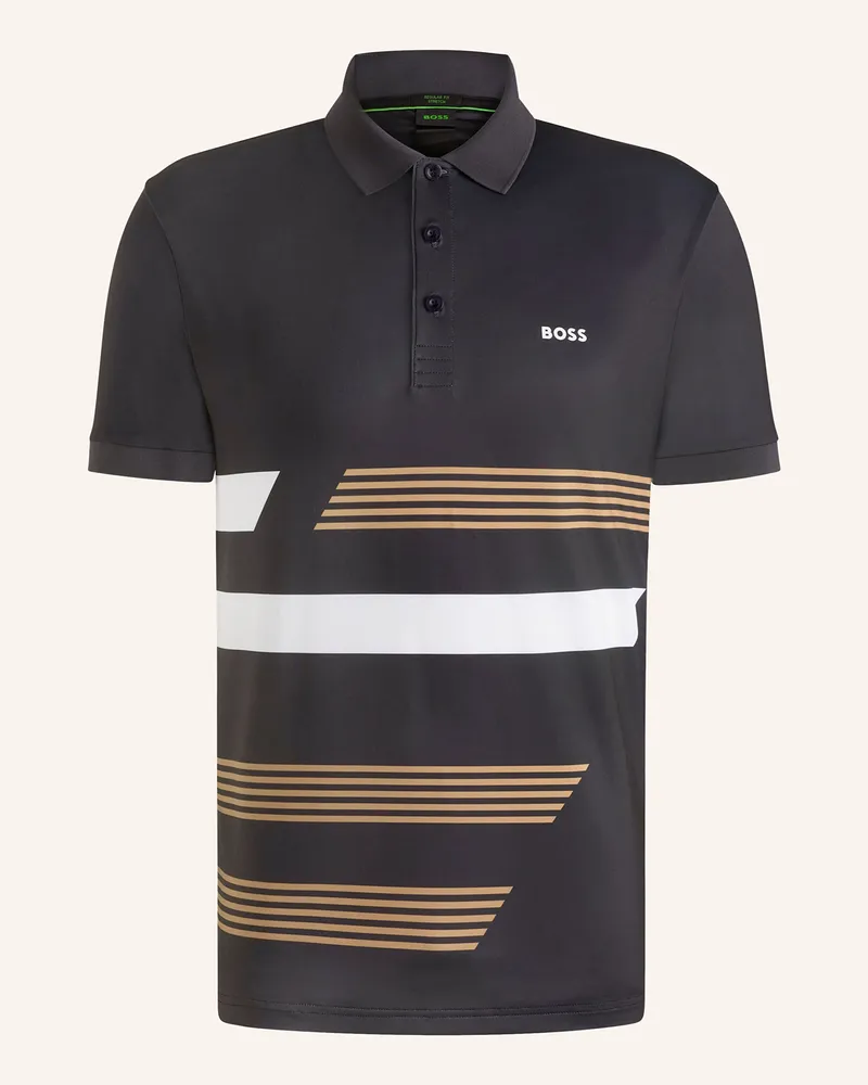 HUGO BOSS Funktions-Poloshirt PADDY Dunkelgrau