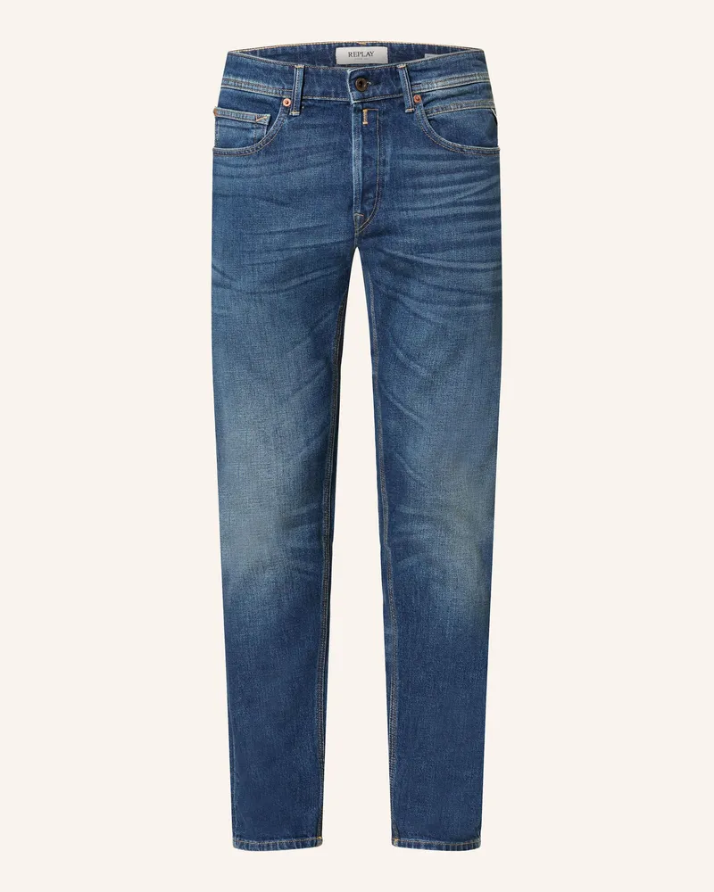 Replay Jeans Regular Slim Fit blau 007