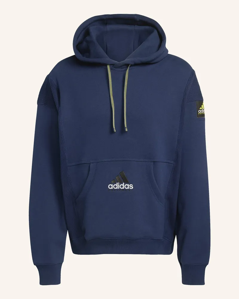 adidas Adidas Equipment Ribbed Hoodie blau Blau