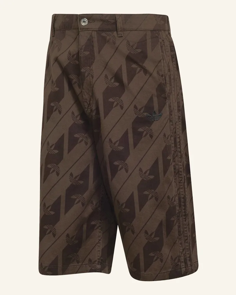 adidas Monogramm-Jorts braun Braun