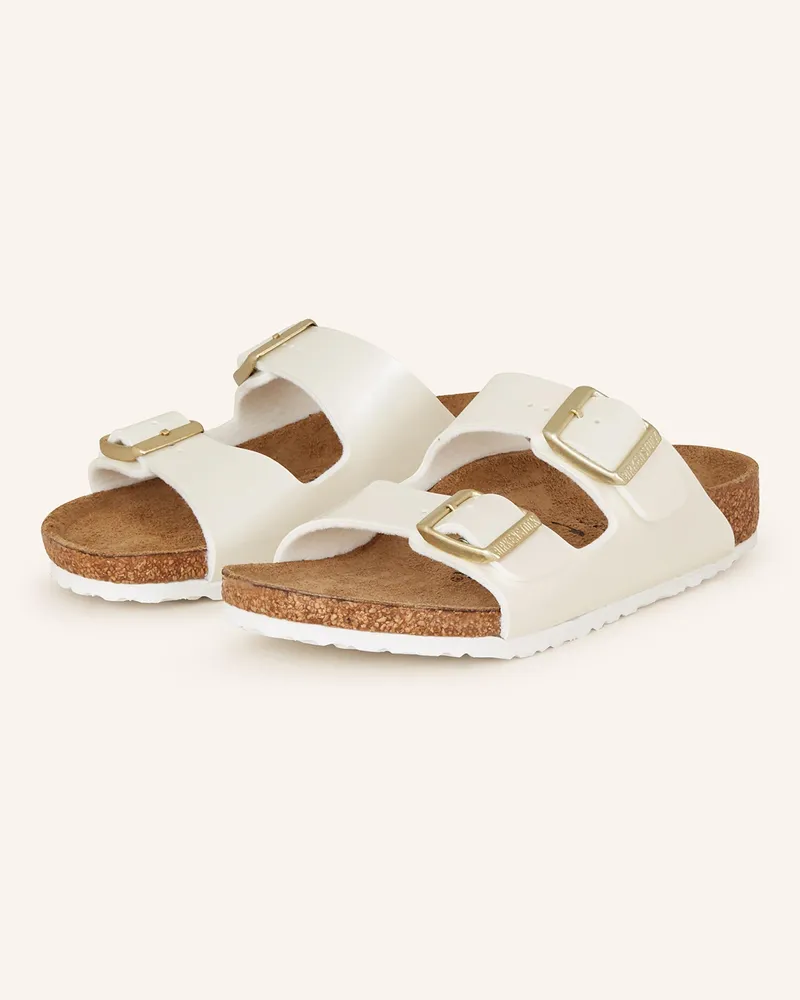 Birkenstock Pantoletten Arizona weiss Ecru